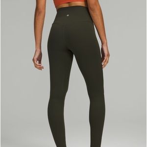Lululemon align leggings in dark olive 28”